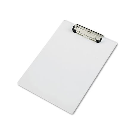 Saunders Mfg. Co. Saunders, Acrylic Clipboard, 1/2in Capacity, Holds 8-1/2w X 12h, Clear 21565
